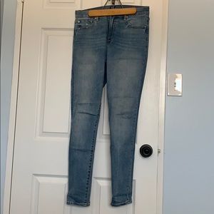 Medium blue skinny jeans
